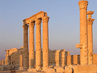 Ancient Palmyra temple destroy...